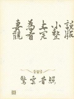 妻为上小说免费观看完整版笔趣阁