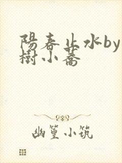 阳春止水by烟树小荞封面