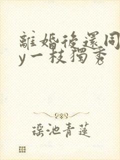 离婚后还同居by一枝独秀