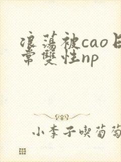 浪荡被cao日常双性np封面