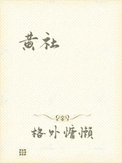 黄社封面