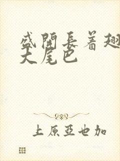 盛开长着翅膀的大尾巴