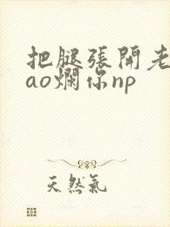 把腿张开老子cao烂你np