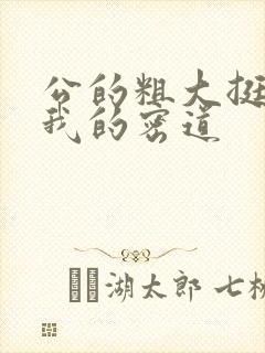 公的粗大挺进了我的密道