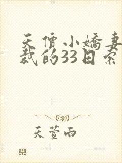 天价小娇妻,总裁的33日索情全文免费