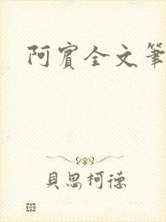 阿宾全文笔趣阁