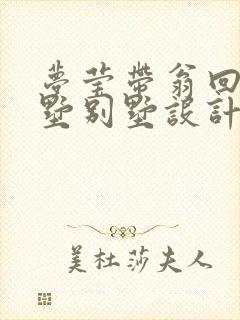 梦莹带翁回乡别墅别墅设计封面