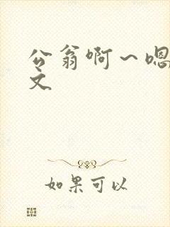 公翁啊～嗯啊h文