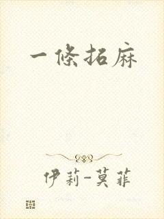 一条拓麻封面