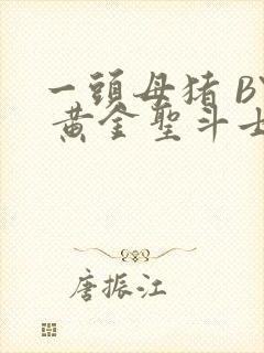 一头母猪 BY 黄金圣斗士封面