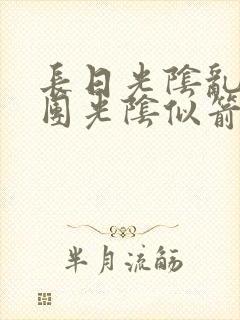 长日光阴乱作一团光阴似箭教主