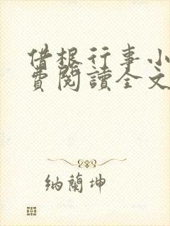 借根行事小说免费阅读全文在线阅笔趣无弹窗