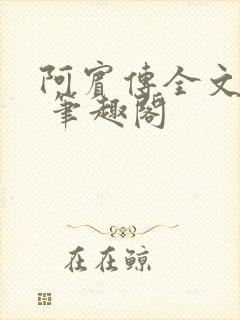 阿宾传全文阅读 笔趣阁封面