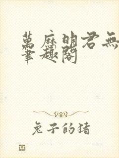 万历明君无删减笔趣阁封面