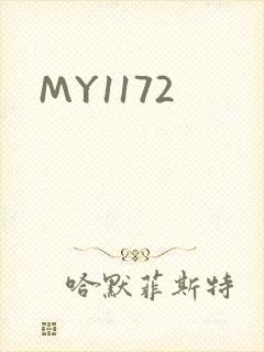 MY1172封面