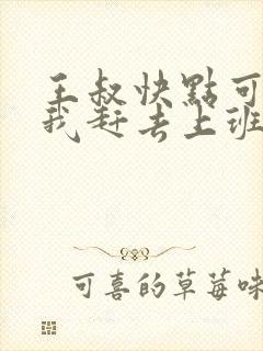 王叔快点可以吗我赶去上班封面