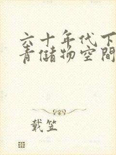 六十年代下乡知青储物空间