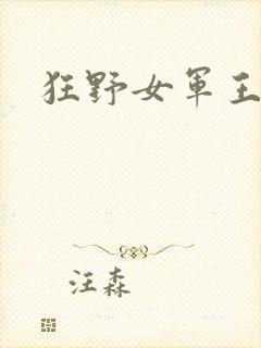 狂野女军王封面