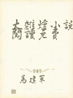 大杂烩小说全集阅读免费封面