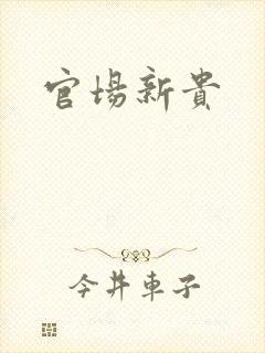 官场新贵封面