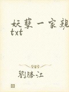 妖孽一家亲小说txt封面