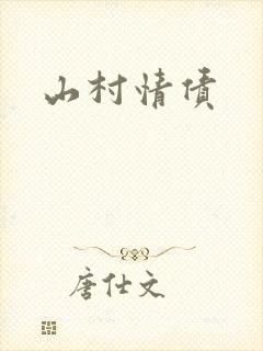 山村情债封面
