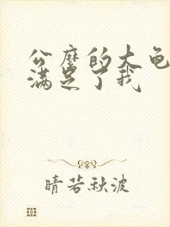 公么的大龟强大满足了我