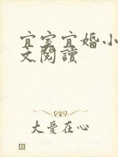 宜室宜婚小说全文阅读封面