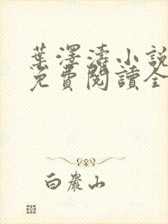 叶泽涛小说全文免费阅读全文