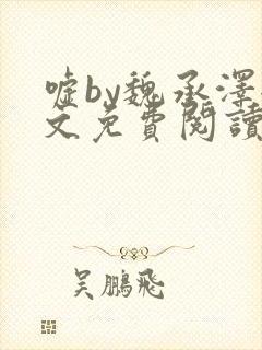 嘘by魏承泽全文免费阅读笔趣阁无弹窗封面