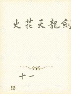 火花天龙剑封面