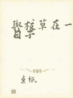 与校草在一起的日子