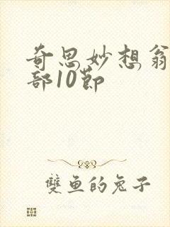 奇思妙想翁十三部10节