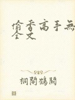 偷香高手无删减全文