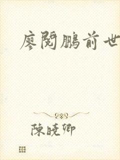 廖阅鹏前世今生封面