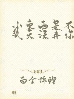 小东西是不是好几天没弄你了封面