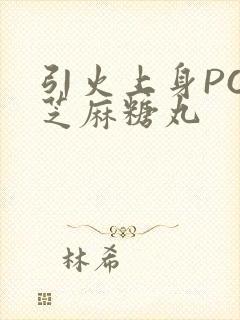 引火上身POP芝麻糖丸