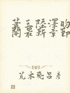 萧玉陆泽昀笔趣阁最新章节