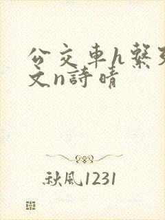 公交车h系列辣文n诗晴