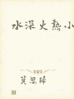水深火热小说封面