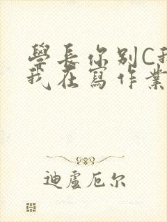 学长你别C我了我在写作业