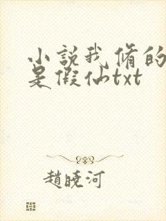 小说我修的可能是假仙txt