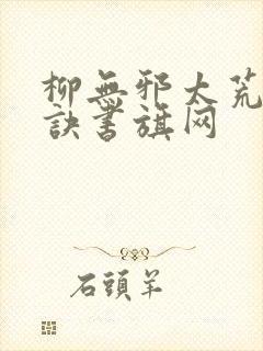 柳无邪太荒吞天诀书旗网