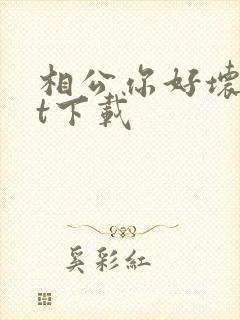 相公你好坏txt下载