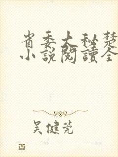 省委大秘楚东恒小说阅读全文封面