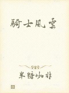 骑士风云封面
