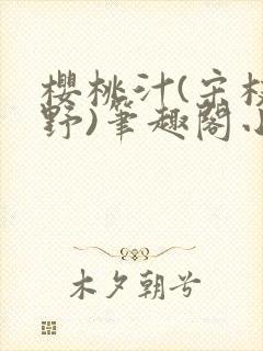樱桃汁(宋枝江野)笔趣阁小说