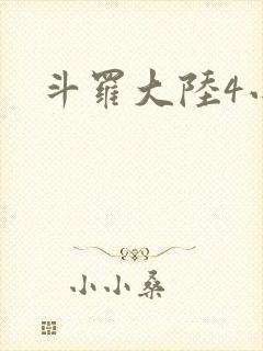 斗罗大陆4小说