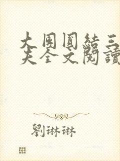 大团圆结三女一夫全文阅读封面