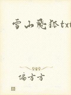 雪山飞狐txt